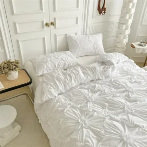 Quality Twist Flowers Duvet Cover Set